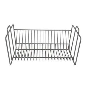 Vintage IKEA 12" Matte Silver‎ Metal 20 CD Storage Rack/Holder - VINK 100.239.49